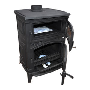 كبير الحديد الزهر موقد للطهي مع البيتزا فرن موقد حرق الأخشاب - Product Image 4