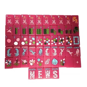 Ensemble de poker de luxe américain, 166 jetons, acrylique brillant, pour 4 joueurs, jeu de table festif, ensemble cadeau de vacances - Product Image 1