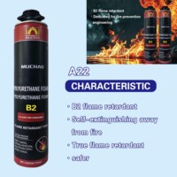 MU CHAO A22 900g 750ML Mousse d'étanchéité polyuréthane (PU) monocomposant ignifuge de grade B2, adaptée à un usage commercial intensif