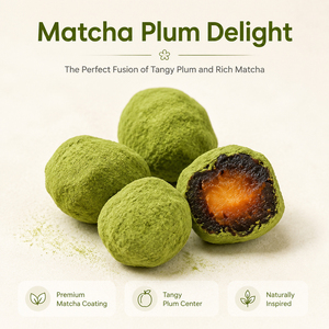 Poudre de thé vert Matcha en vrac OEM, enrobée de prune, avec centre sucré et fruits confits, prête à consommer, durée de conservation de 12 mois, 10 kg - Product Image 2