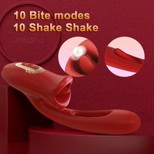 LOVE, una tienda mayorista de juguetes sexuales para adultos. Vibrador de lengua con función de lamido, palmada y vibración occlusal. venta directa de fábrica. personalización. - Product Image 4