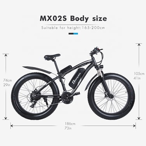 SHENGMILO <span class=keywords><strong>MX02S</strong></span> 48V 1000W Leistungsstarkes Offroad-Elektrofahrrad EU UK Lager MTB Strand- und Schnee-Elektrofahrrad Moped E-Bike für Erwachsene - Product Image 2