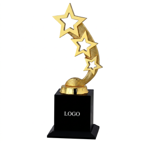 Atractivo recuerdo de madera para ceremonias de reconocimiento. Trofeo de premio premium con artesanía metálica superior para el reconocimiento. - Product Image 1