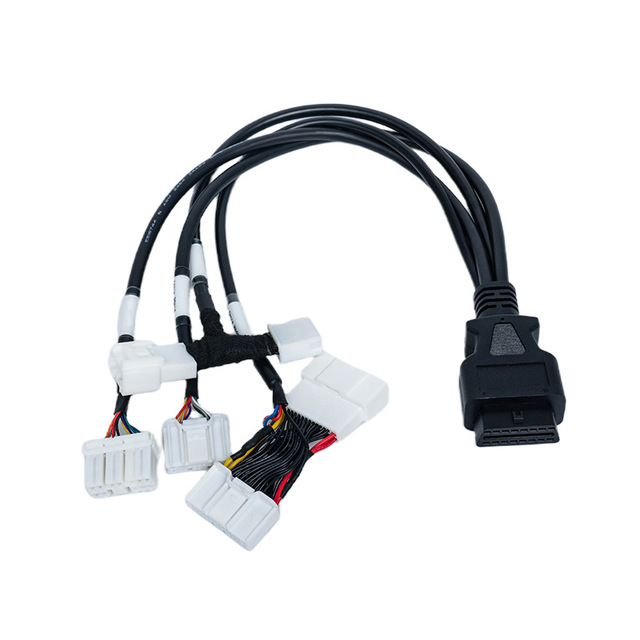 OBD Tesla 4-in-1 Harness New Energy Vehicle Diagnostic Accessories 26P to 16Pin Tesla 3 Y  Car Fitment Black/White