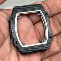 Montre mécanique automatique pour homme, mouvement squelette, boîtier en fibre de carbone noire 6702, idéale pour les week-ends et la détente, collection Fête des Pères, vente chaude