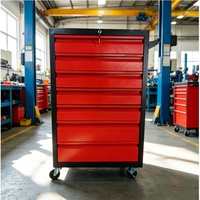 Armoire Métallique de Rangement pour Atelier, Vente Directe d'Usine, 5 Tiroirs, Coffre à Outils en Acier pour Garage