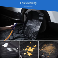 Tapis de voiture TPE RHD pour Toyota Hilux Vigo 2004-2015 Accessoires intérieurs Tapis de sol toutes saisons imperméables Tapis de coffre 3D 5D sur mesure