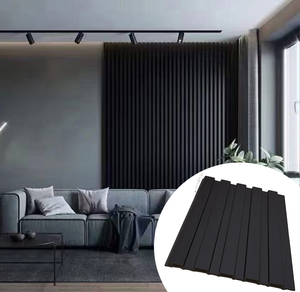 Pannelli Decorativi Impermeabili per Hotel, Rivestimento Murale in PVC UV, Pannelli Scanalati per Interni in WPC - Product Image 1