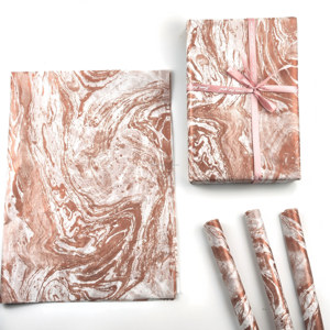 Hot bán Nhà Máy Giá Rose Gold <span class=keywords><strong>Tissue</strong></span> giấy với OEM Logo đá cẩm thạch bao bì giấy - Product Image 1