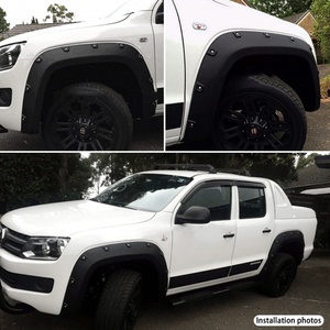 Accesorios Exteriores para Automóviles, Guardabarros de Diseño Delgado y Lujoso en ABS Negro, Protector de Cavidades de Rueda + Decoración - Product Image 6