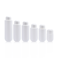 Bouteille vide en HDPE à fond rond de 80 ml, 250 ml, 300 ml, 350 ml, 400 ml, 500 ml pour shampoing, lotion, crème avec bouchon à clapet