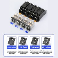 Silver Point 220V Ac 24V12V Dc Relais électromagnétique Miniature 53P 54P 62P Protection scellée
