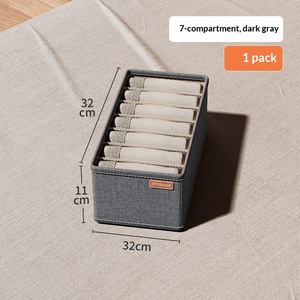Modern Cationic Wardrobe Drawer-style Rectangular Mesh Underwear <strong>Bra</strong> Storage <strong>Organizer</strong> Foldable <strong>Stackable</strong> Compartments Clothing - Product Image 4