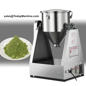 Máquina mezcladora cónica rotativa de doble cono para polvo de condimento de curry