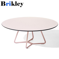 Bureau de laboratoire Brikley 12 mm en HPL, plateau de table en stratifié phénolique antistatique pour laboratoire informatique