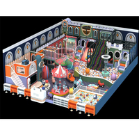Grand parc d'attractions innovant, centre de jeux, équipement de terrain de jeux intérieur pour enfants et adultes