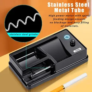 Machine à <span class=keywords><strong>rouler</strong></span> les cigarettes électrique en métal 65/8MM, automatique avec détection infrarouge, injecteur de <span class=keywords><strong>tabac</strong></span>, fabriquée en Chine continentale - Product Image 5