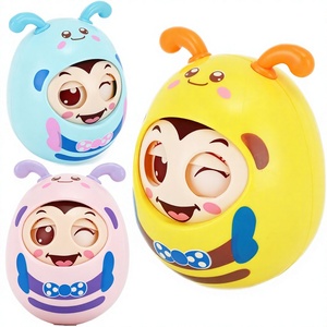 Jouet hochet pour bébé en forme d'abeille, en plastique souple, jouet sensoriel pour apaiser bébé, pour les premiers jeux - Product Image 3