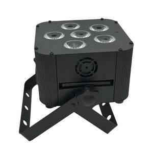Projecteurs LED sans fil DMX alimentés par batterie Smart DJ Freedom Par 6x18w RGBWA+UV 6 en 1 pour l'éclairage de mariage - Product Image 2
