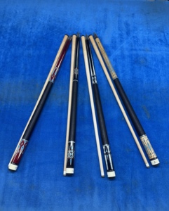 Queue de billard 1/2 en érable, pointe de 12,5 mm, enveloppe lisse, finition arc-en-ciel, haute qualité, plusieurs styles, en promotion. - Product Image 1