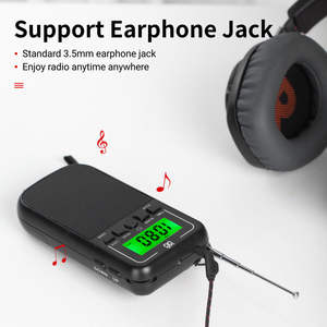 <span class=keywords><strong>Radio</strong></span> Digital AM FM SW de <span class=keywords><strong>3</strong></span> Bandas con Control de Reloj Multicolor, Búsqueda Automática y Función de Temporizador de Apagado - Product Image 4