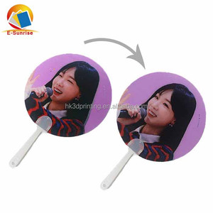 Éventail pliable pour fans d'Idol, design animal 3D promotionnel en PET, éventail manuel en plastique durable - Product Image 6