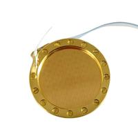 Capsule de microphone à bordure terminée d'un seul côté, microphone de studio, grand diaphragme doré, élément de remplacement professionnel DIY, cardioïde