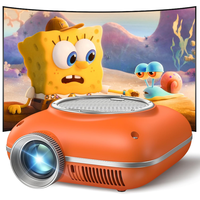 Projecteur de poche HD portable mini au design unique 2026, OEM ODM d'usine, prend en charge la 4K avec HDMI USB AV et haut-parleur stéréo