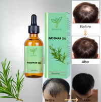 Huile capillaire 100% naturelle et biologique pour le soin du cuir chevelu, traitement réparateur et stimulant la croissance à la rosemaine, formule concentrée, pour hommes et femmes, cheveux bouclés et secs