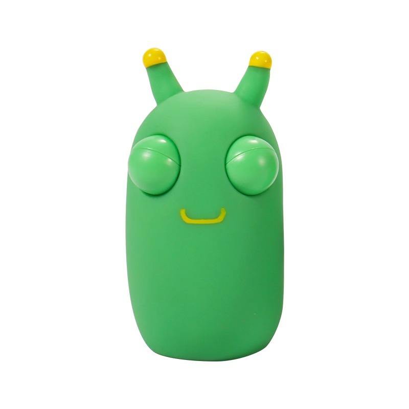 Eye-Catching Little Worm Vinyl Stress Relief Toy for Boys Emotional Venting Popping Eyes Stress-Relief Gift Toy