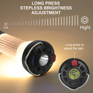 Lanterne de camping avec base magnétique similaire à la lanterne Blackdog Goal Zero 5 modes d'éclairage Lampes de poche LED <span class=keywords><strong>Lampe</strong></span> d'urgence - Product Image 4