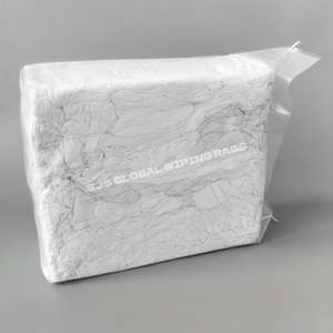 Trapos de Limpieza de Algodón No Abrasivo 100% Algodón Blanco, 10kg 25kg 100kg, para Limpieza con Agua - Product Image 1