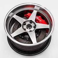 Jantes en alliage Deep Lip JDM EVO Style Flow Forming 15 16 17 18 pouces 5 branches 4x100 5x114.3 pour Civic Subaru WRX BRZ RX-7