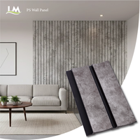 Panneaux rainurés imperméables en charbon de bois PS pour des décors de salon sophistiqués et des accents de plafond sans joint