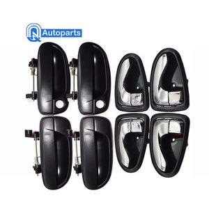 Maniglie Interne Porte Per Hyundai Atos E Accent (1994-2008) – Set 2 Pezzi, Sinistra E Destra, Colore Grigio