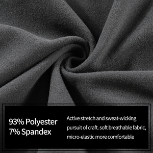 Camisetas Deportivas de Manga Larga para Hombre, de Poliéster de Alta Calidad, con Cuello Alto, para Entrenamiento Físico - Product Image 5