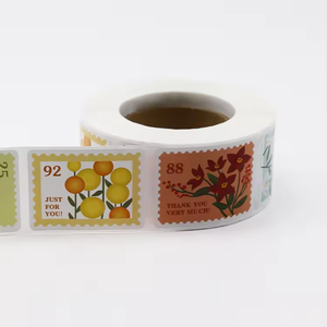 Pegatinas de Flores Estéticas al por Mayor, Lindas Pegatinas de Papel para Decoración de Tarjetas - Product Image 6