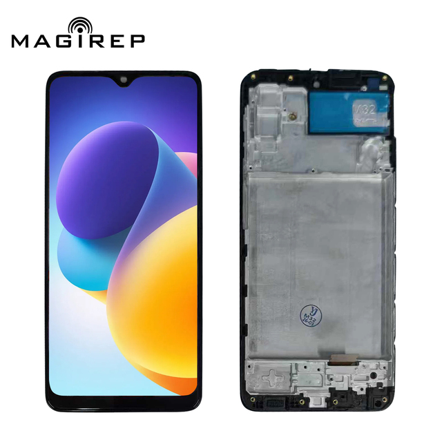 Factory Support Bulk Order 6.36 Inches OLED Phone Screen Replacement Parts for samsung M32 Display Screen with Frame