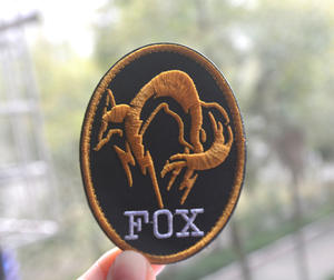 Aptodolホームアウトフィッターズ<span class=keywords><strong>FOX</strong></span>メタルギアMGSフォックスハウンドユニット刺繍アイアンオンパッチ帽子用 - Product Image 4
