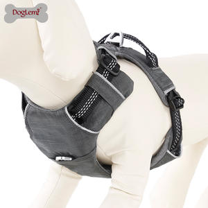 Pitbull <span class=keywords><strong>Greyhound</strong></span> tanpa tarik anjing taktis <span class=keywords><strong>Harness</strong></span> Premium tugas berat nilon ramah lingkungan bernapas sederhana - Product Image 6