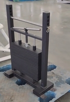Entraîneur de force pour la main en acier, équipement de musculation, exercice sportif, entraîneur d'avant-bras à charge sélectionnable, 125 kg
