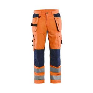 BLAKLADER - 156518115389D108 Pantalones de alta visibilidad ventilados Naranja/Azul marino-EAN 7330509673331 ROPA DE TRABAJO DE LA HI-VIS - Product Image 1