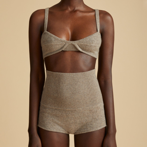 Cashmere Áo Len Ngắn Thiết Lập Dệt Kim Phụ Nữ <span class=keywords><strong>3</strong></span> Mảnh Thiết Lập Cardigan Áo Len - Product Image 2