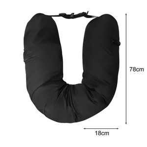 Almohada de Viaje Rellenable con Ropa, Funda de Almohada de Tela Impermeable, Bolsa de Viaje Portátil para Transportar la Almohada - Product Image 4