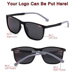 نظارات شمسية مستقطبة لصيد الأسماك للرجال الذين يقودون الجولف والجري مربعًا بتصميم مصمم للحماية من الأشعّة الفوق بوكي - Product Image 2