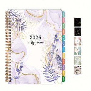 Custom logo Printing Hardcover <b>A5</b> A4 Dotted <b>Notepad</b> Book A4 Spiral Wire Bound Durable Prayer Journal Planner Notebooks - Product Image 1