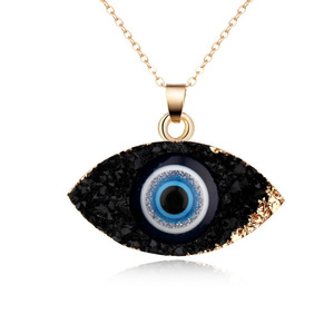Vintage Personality Eyes <strong>Pendant</strong> <strong>Necklace</strong> for Women <strong>Long</strong> Chain Natural Stone <strong>Necklace</strong> Female Turkish Jewelry Christmas Gift - Product Image 2