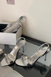 Hot Bán Mùa Hè Thiết Kế Giày Phụ Nữ Cao Gót Dây Đeo Mắt Cá Chân Mở <span class=keywords><strong>Toe</strong></span> Stiletto Dép Bên Gót Giày - Product Image 6