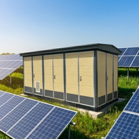 Poste de transformateur préfabriqué triphasé 10 kV 1250 kVA pour centrale solaire