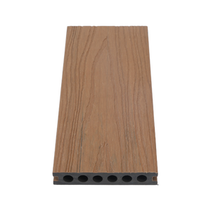 Carreaux de terrasse extérieurs en teck composite Tuiles de terrasse écologiques à emboîtement Tuiles de terrasse carrées Extrudeuse lisse brossée Techniques pour cours - Product Image 4